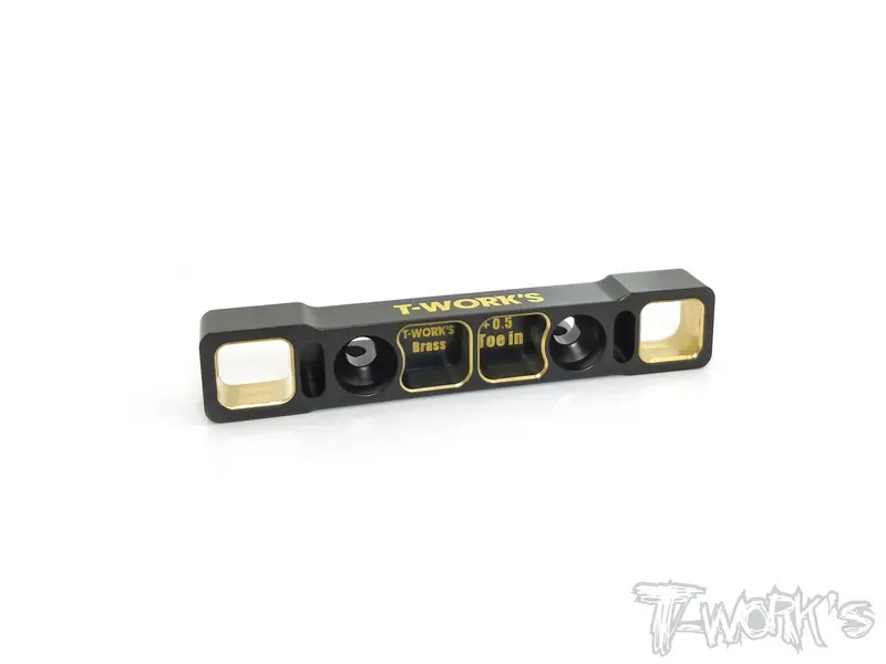 To-244-R Brass Rear Lower Sus. Mount ( Rear +0.5 Toe In ) For Kyosho Mp9 Tki3/Tki4/Mp9e Evo 1
