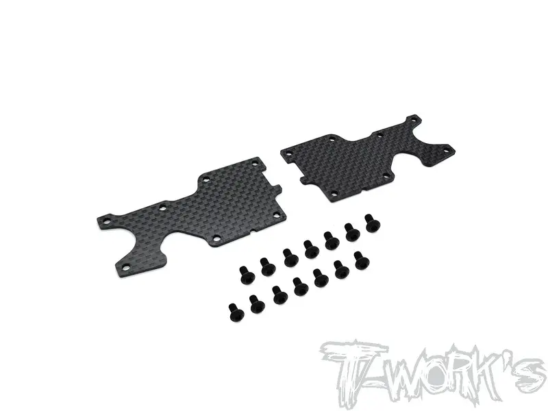 To-246-35.4-R  Graphite Rear A-Arm Stiffeners 1Mm/1.5Mm  ( For Sworkz S35-4 ) 1