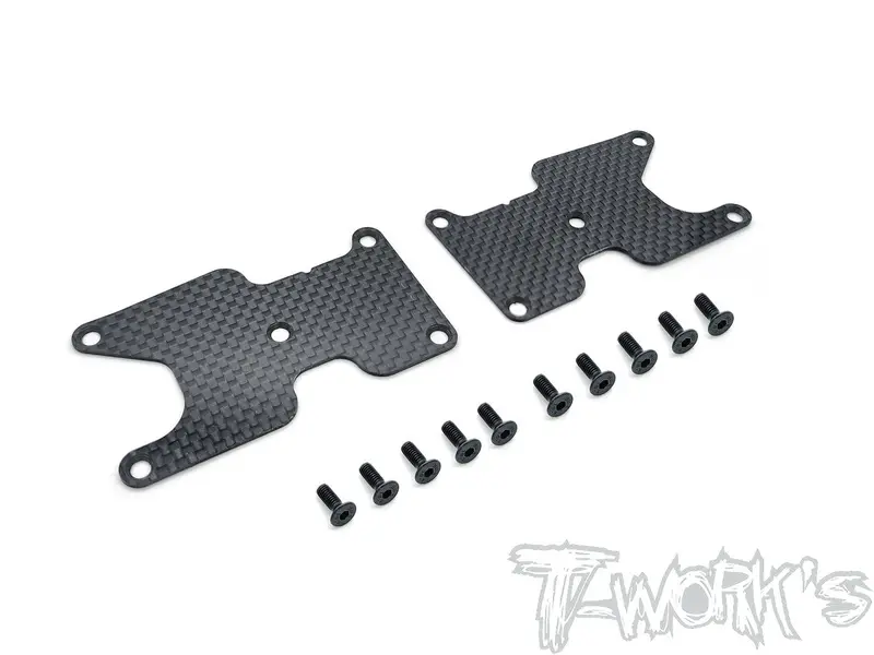 To-246-B3.2-R Graphite Rear A-Arm Stiffeners 1Mm/1.2Mm  ( Team Associated Rc8 B3.2 ) 1