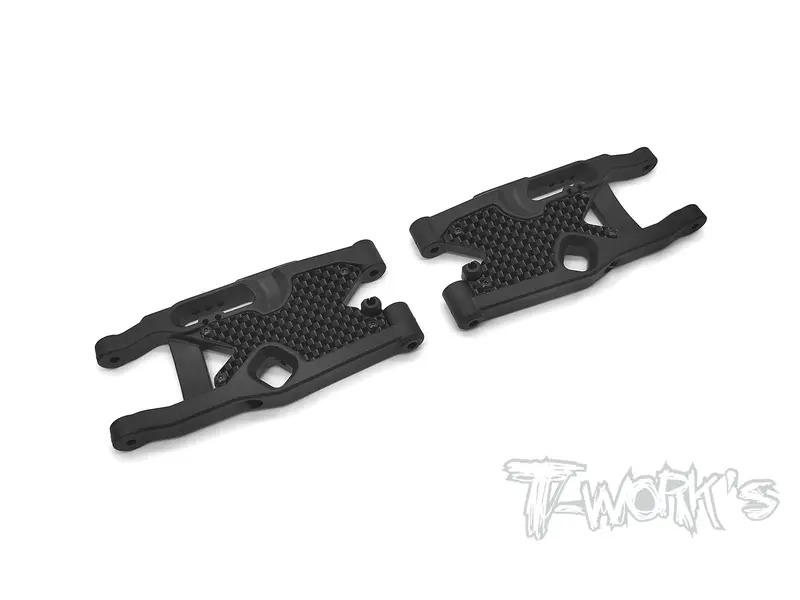 To-246-B4.1-R  Graphite Rear A-Arm Stiffeners 1Mm/1.5Mm/2Mm ( For Team Associated Rc8 B4.1 ) 1