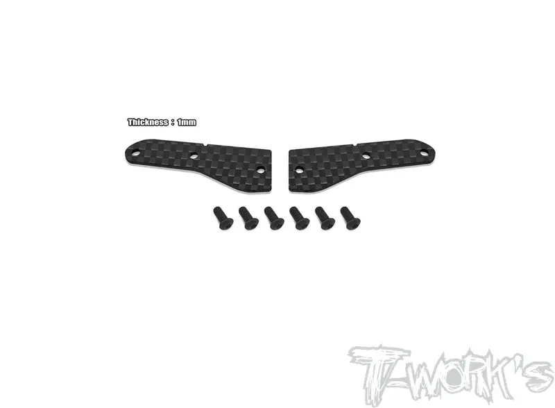 To-246-B4-Uf     Graphite Front Upper A-Arm Stiffeners 1Mm/1.5Mm ( For Team Associated Rc8 B4/B4.1 ) 1