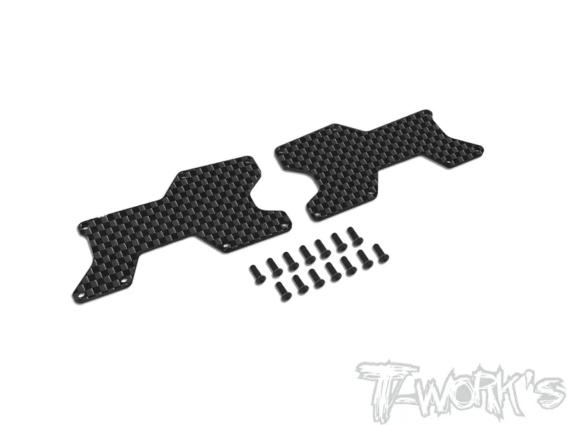 To-246-D8ws-R    Graphite Rear A-Arm Stiffeners 1.5Mm/2.0Mm ( For Hb Racing D8 Ws ) 1