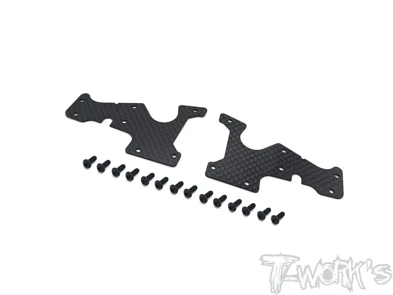 To-246-Srx8-Fl Graphite Front Lower A-Arm Stiffeners 1Mm/1.5Mm  ( For Serpent Srx8/E/Evo Gt/Gte/ E-Pro/ Gte Lwb/Gt Tq/Gte Wc  ) 1