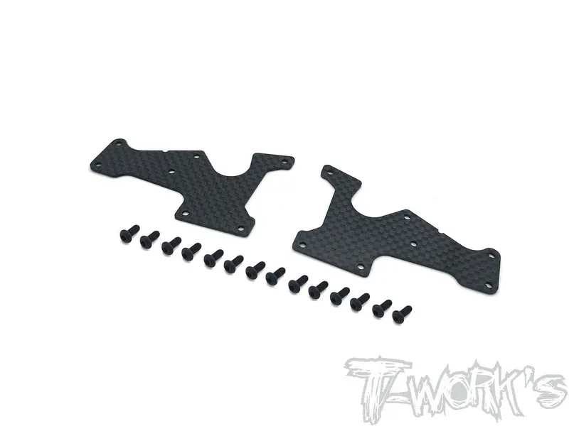 To-246-Srx8-Fu Graphite Front Upper A-Arm Stiffeners 1Mm/1.5Mm  ( For Serpent Srx8/E/Evo Gt/Gte/ E-Pro/ Gte Lwb/Gt Tq/Gte Wc  ) 1