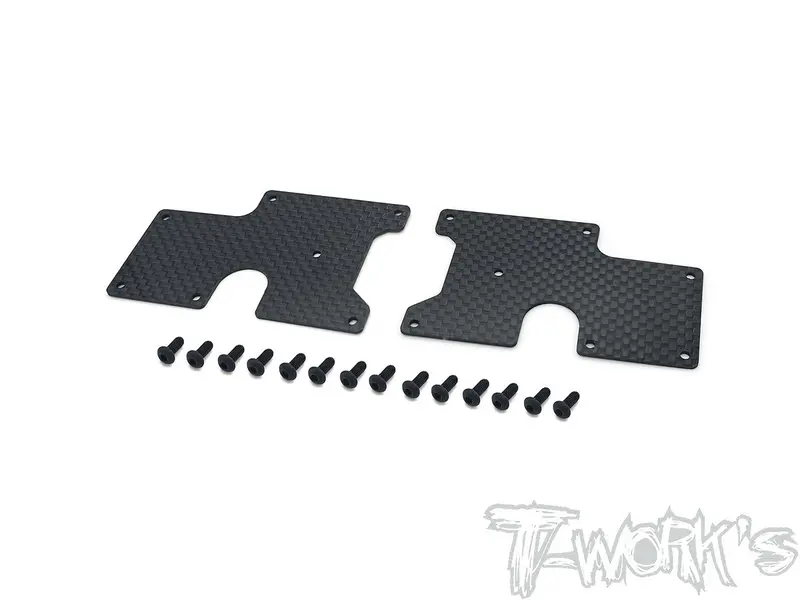 To-246-Srx8-Ru Graphite Rear Upper A-Arm Stiffeners 1Mm/1.5Mm  ( For Serpent Srx8/E/Evo Gt/Gte/ E-Pro/ Gte Lwb/Gt Tq/Gte Wc  ) 2