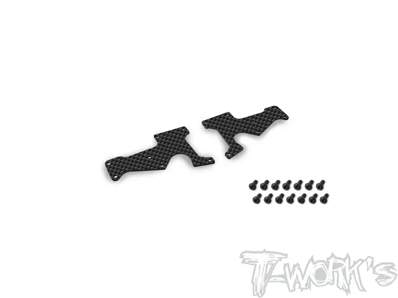 To-246-Srx8gtr Fu/Fl 1.5 Graphite Front Upper A-Arm Stiffeners 1.5Mm  ( For Serpent Srx8 Gtr ) 1