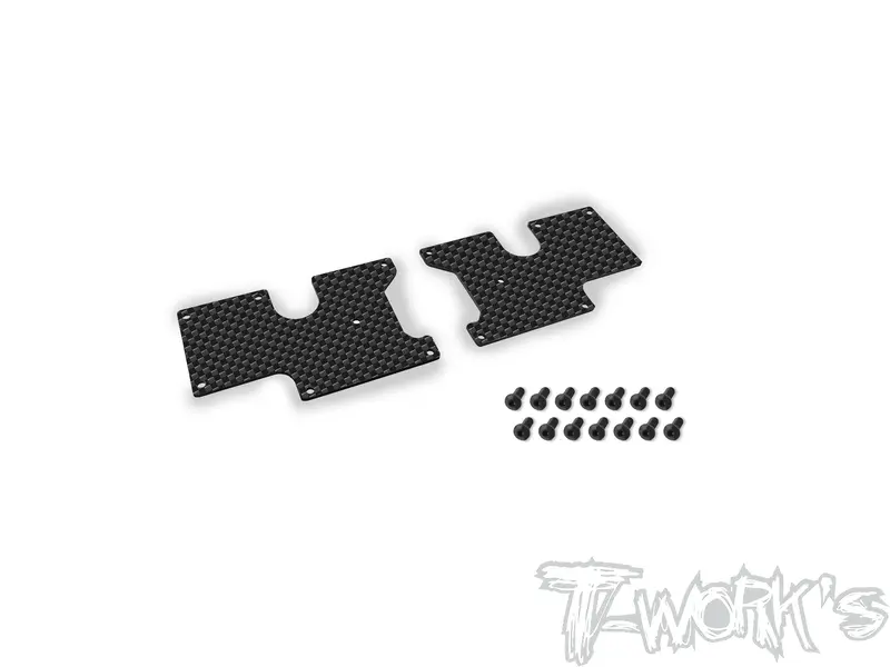 To-246-Srx8gtr Ru/Rl 1.5 Graphite Front Upper A-Arm Stiffeners 1.5Mm  ( For Serpent Srx8 Gtr ) 1