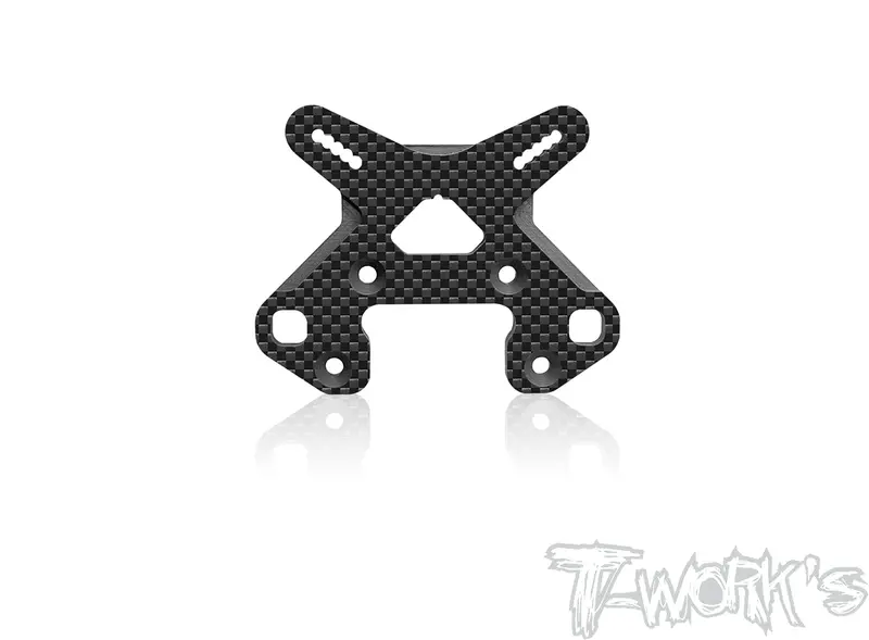 To-247-B4  Graphite Front / Rear Shock Tower 4Mm ( For Team Associated Rc8 B4 ) 1