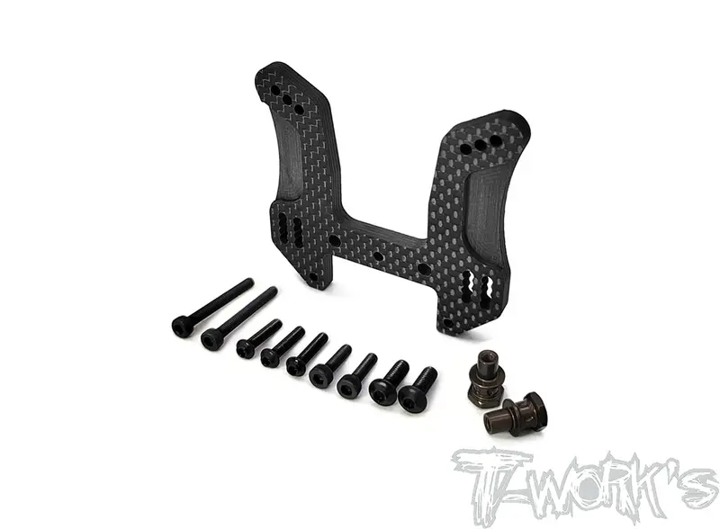 To-247-Mp10tki2  Graphite Front/Rear Shock Tower 5Mm With Short Standoffs ( For Kyosho Mp10 Tki2 ) 1