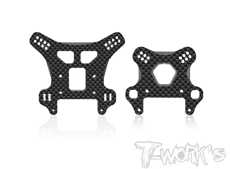 To-247-Xb8  Graphite Front/Rear Shock Tower 4Mm ( For Xray Xb8'22 ) 1
