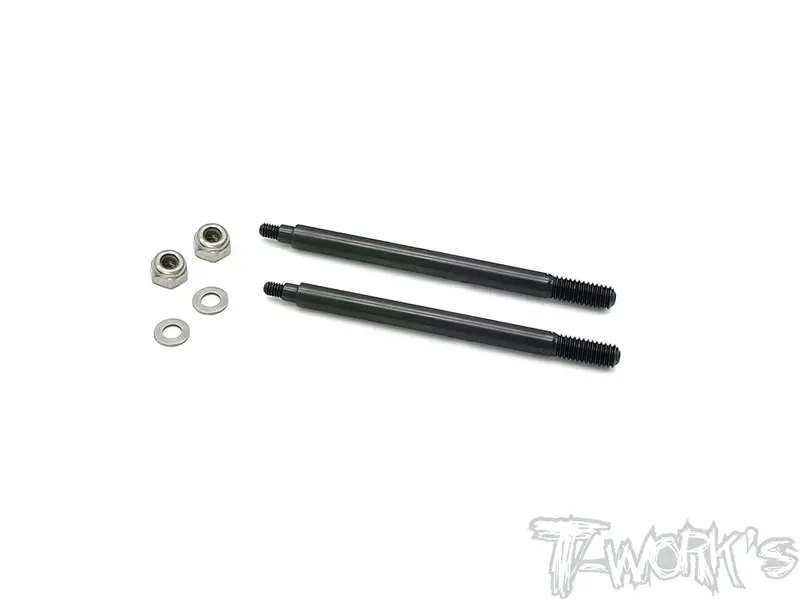 To-260-Ag Dlc Coated Front Shock Shaft  57.9Mm (  Agama A319  ) 2Pcs. 1