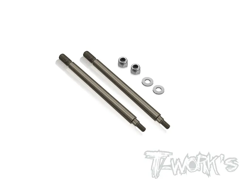 To-260-D819 Dlc Coated Front Shock Shaft  58.5Mm ( For Hb Racing D819rs/819/817/V2/E819/E817) 2Pcs. 1