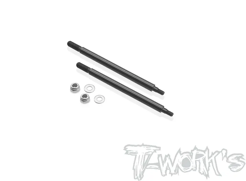 To-260-D8t Dlc Coated Front Shock Shaft  62.3Mm ( For Hb Racing D8t ) 2Pcs. 1