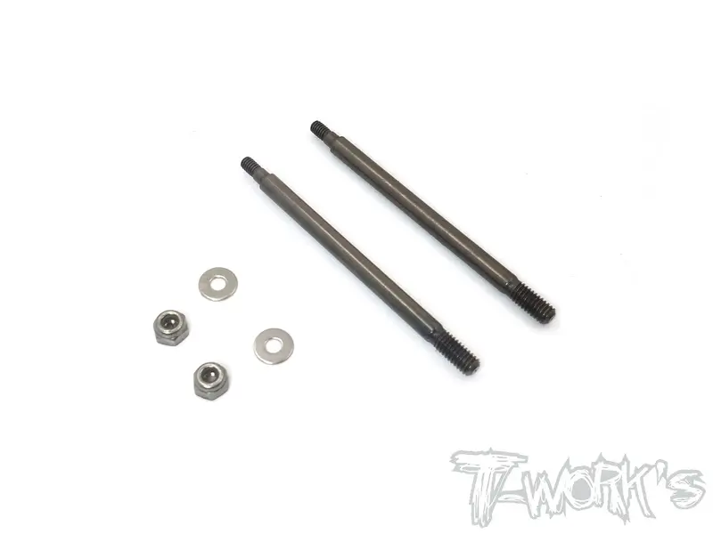 To-260-Mp9  Dlc Coated Front Shock Shaft 53Mm ( For Kyosho Mp9 Tki3/Tki4 /Mp9e /Mp9e Evo/Mp10 ) 2Pcs. 1