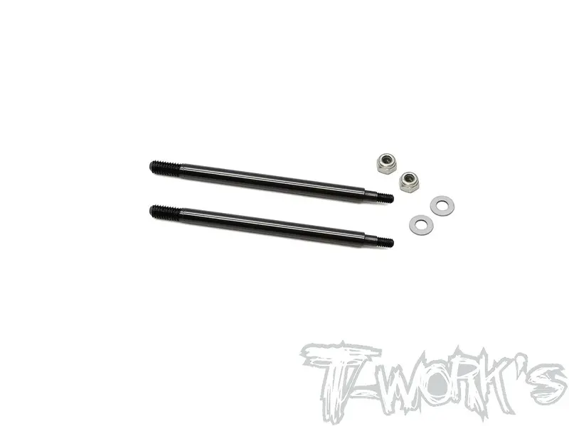 To-260-Rc8t	Dlc Coated Front Shock Shaft  57.8Mm (  For Team Associated Rc8 B4/B4e/T3.1/T3.2/T3.2E ) 2Pcs. 1