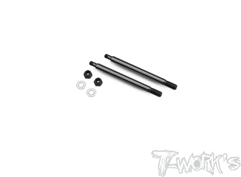 To-260-Srx8gt  Dlc Coated Front/ Rear Shock Shaft  50.5Mm (  For Serpent Srx8 Gt/ 811Gt ) 2Pcs. 1