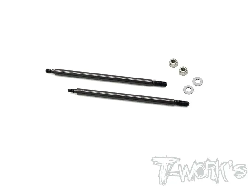 To-260-T Dlc Coated Front Shock Shaft  59Mm (  For Tekno Sct410.3 ) 2Pcs. 1