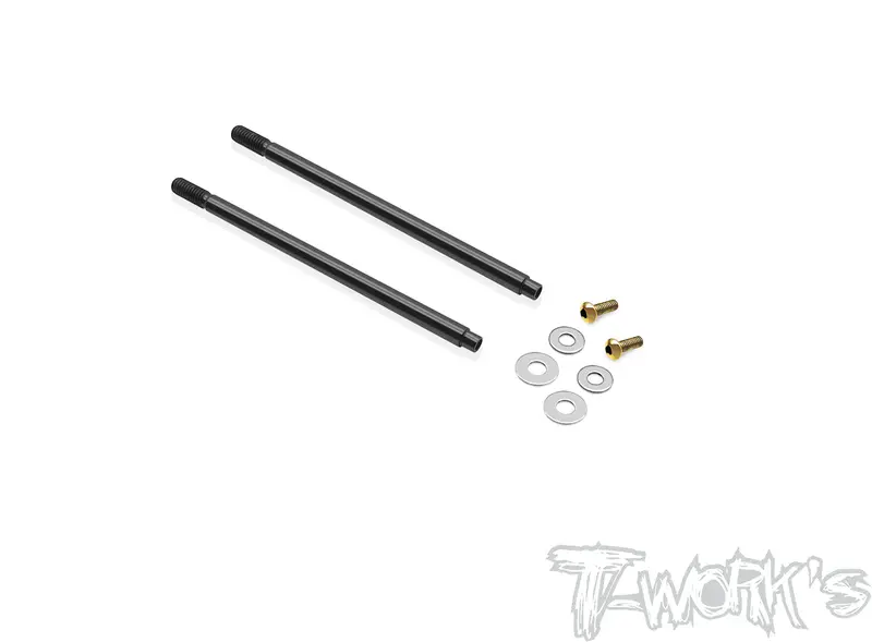 To-261-8Ight X 	 Dlc Coated Rear Shock Shaft 66.3Mm (  For Tlr 8Ight X2.0 ) 2Pcs. 1