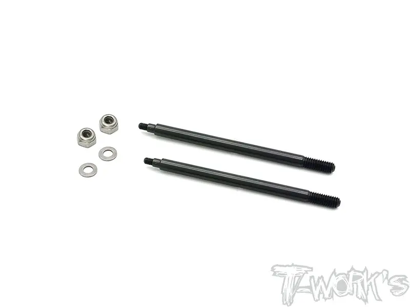 To-261-Ag Dlc Coated Rear Shock Shaft  65.9Mm (  Agama A319  ) 2Pcs. 1