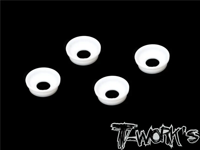 To-268-X Front Upright Adjust Nut Teflon Spacers ( For Xray Xb8'23/22/19/18/17/Gtx8'18/17 ) 4Pcs. 1