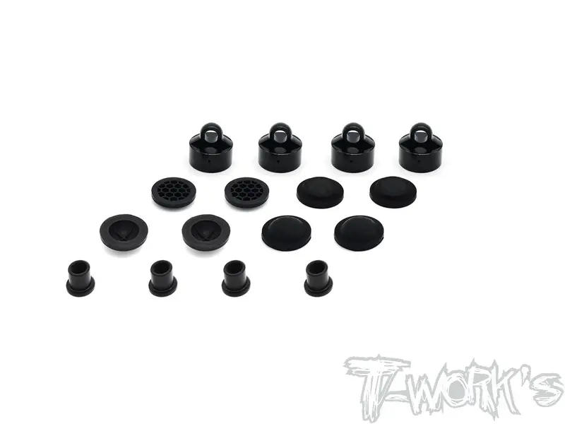 To-274-T Black Hard Coated 7075-T6 Alum Diaphragm Shock Cap ( For Tekno Nb48 2.0 ) 1