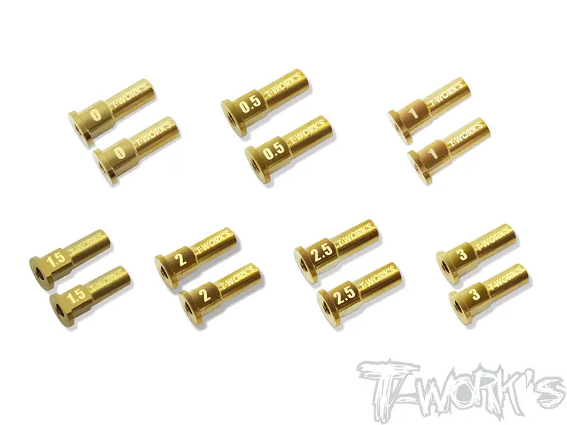 To-275 Brass Front C Hub Insert Set 0.0-3 ( For Kyosho Mp10/ Mp9 Tki4/3/ Mp9e/ Mp9e Evo ) 1