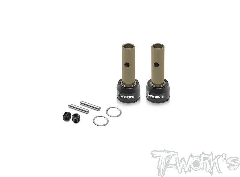 To-278-8Ight X2.0	   Hard Coated 7075-T6 Alum. F/R Axle Shaft ( For Tlr 8Ight X2.0 Only Use For T-Work's Cvd )2Pcs 1