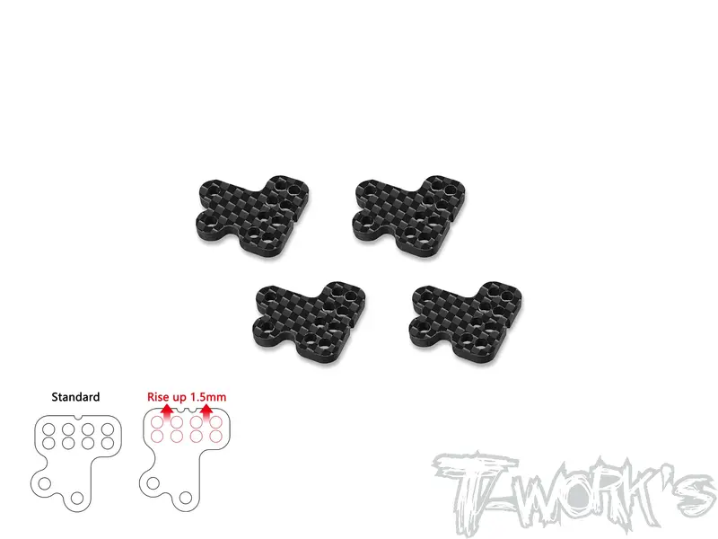 To-279-35.4    Graphite Rear Hub Link A/B ( For Sworkz S35.4/Evo & S35.4E / Evo ) 1