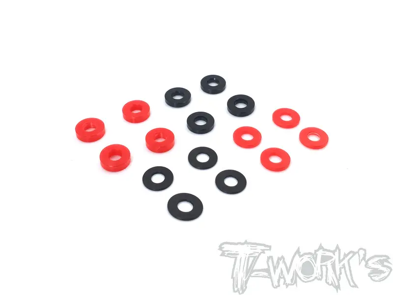 To-292-Hb Pom Rear Wheel Hub Spacer Set ( For Hb D817/819/819Rs/Rgt8 ) 0.5/1.0/1.5/2.0 Each 4Pcs. 1