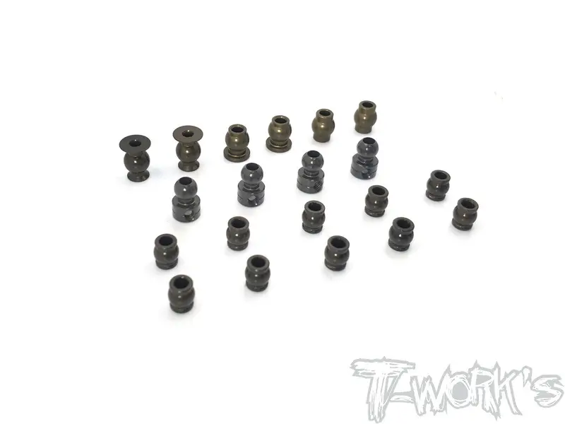 To-293	7075 Hard Coated Alum. Ball Set ( For Xray Xb8e 2020 / Xb8 2020 / Xb8e'24/Xb8e'25/Xb8'25/Xb8e'25/Xb8'26/Xb8e'26) 20Pcs. 1