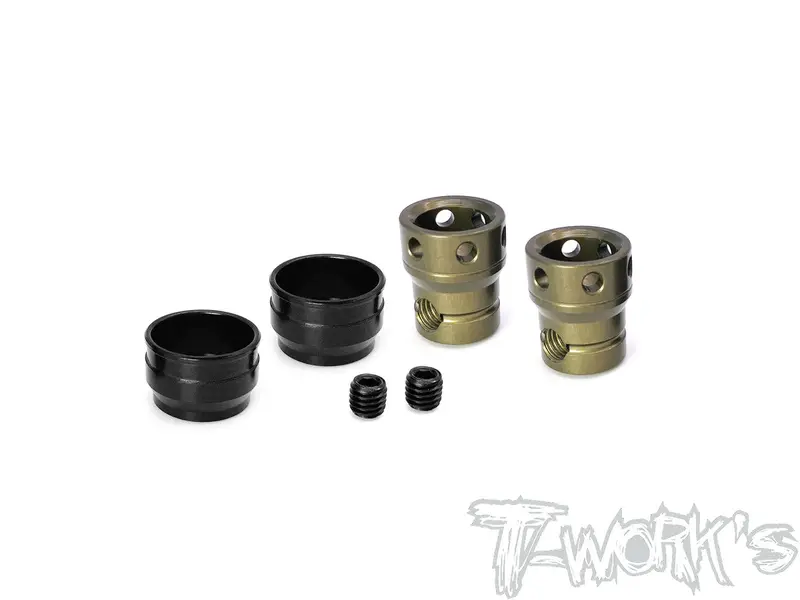 To-301-K Hard Coated Alum. Joint Cups ( For Kyosho Mp10 Only Use For T-Work's Center Cvd )2Pcs 1