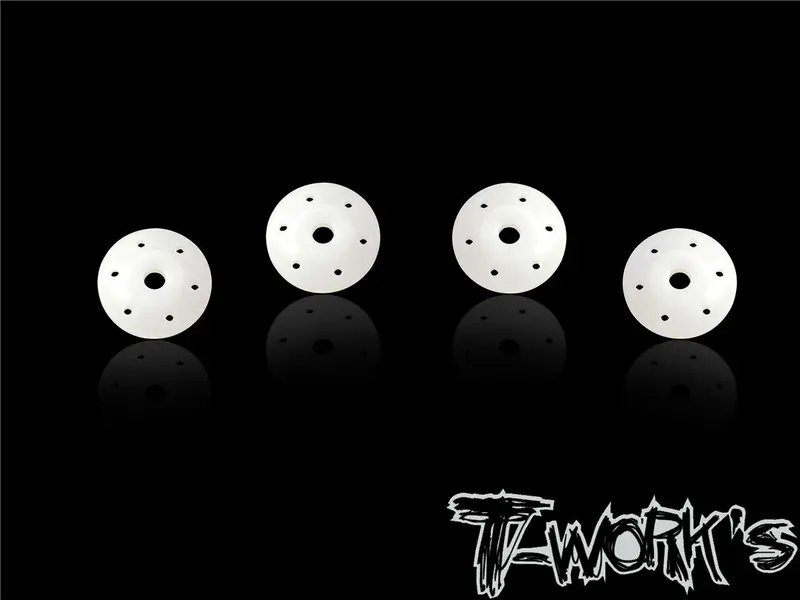 To-303-S-A Machined 1.2Mmx 6 Tapered Shock Pistons 16Mm( For Serpent Srx8/Srx8gt ) 1