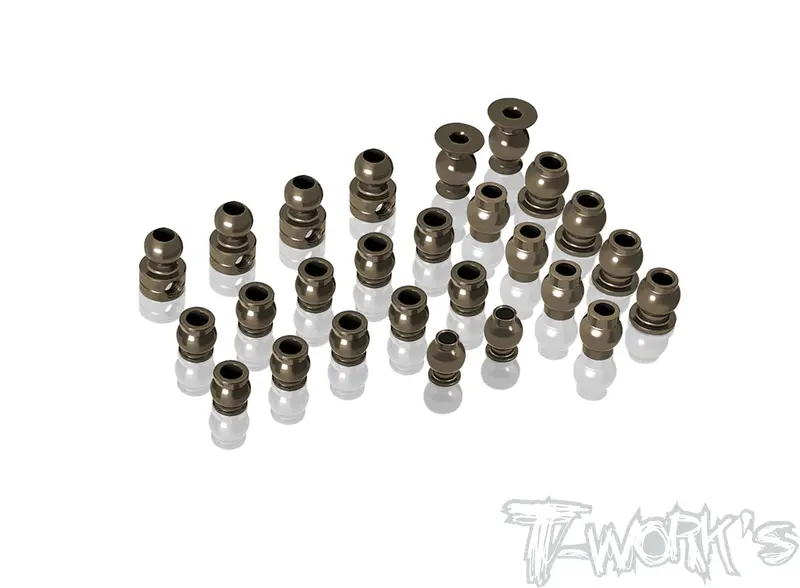 To-311   7075-T6 Hard Coated Alum. Ball Set ( For Xray Gtx8 2022/ Gtxe 2022/Gtx8 2023 ) 26Pcs. 1