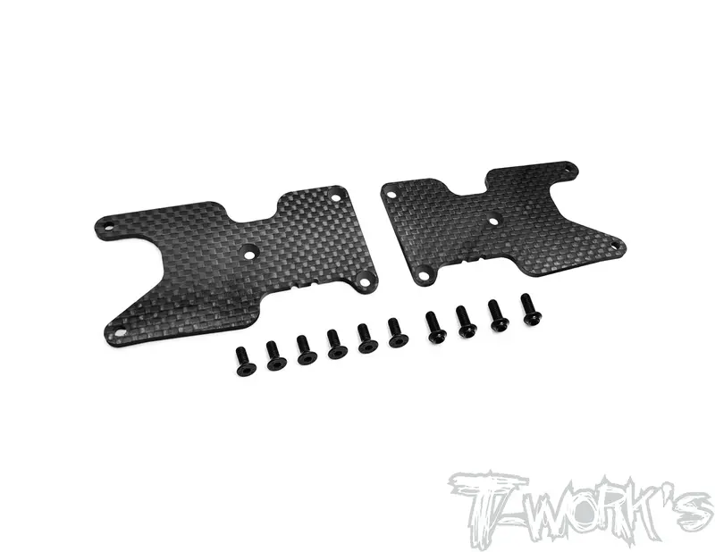 To-312-B3.2-R2 2Mm Carbon-Faced Frp Rear A-Arm Stiffeners  ( For Team Associated Rc8 B3.2 ) 1