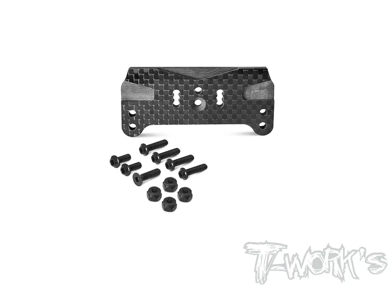 To-319-T3.2	Graphite Front Body Mount Adaptor ( For Team Associated Rc8 T3.2 ) 1