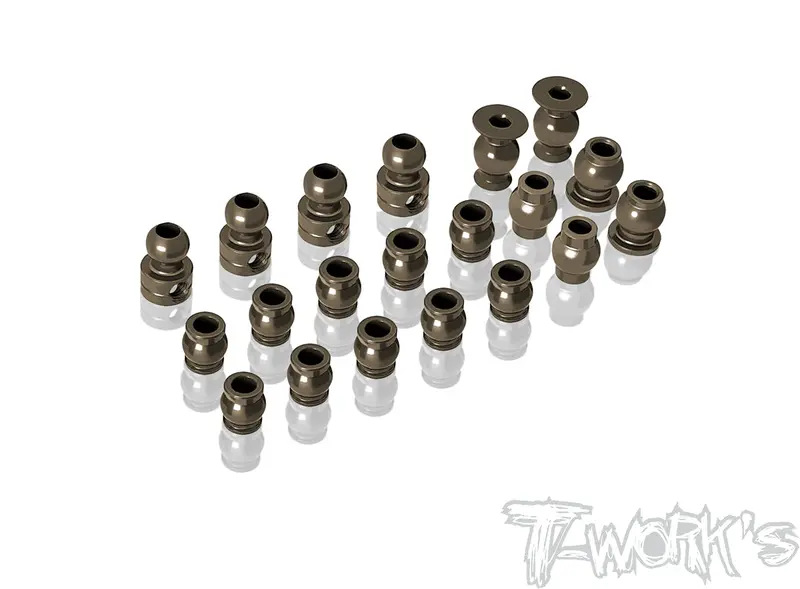 To-320	7075-T6 Hard Coated Alum. Ball Set ( For Xray Xb8 2022 ) 20Pcs. 1