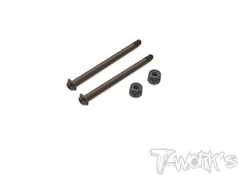 To-323-Mp10    Steel Captured Design Front /Rear Hinge Pin   (For Kyosho Mp11/Mp10 Tki2/Mp10/Mp9 Tki4/3/2/Mp9/T/E) 1