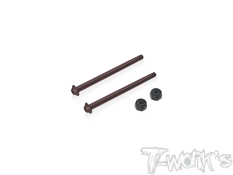 To-323-Xb8-R    Steel Captured Design Rear Hinge Pin 3 X 45.8Mm  ( For Xray Xb8  ) 1