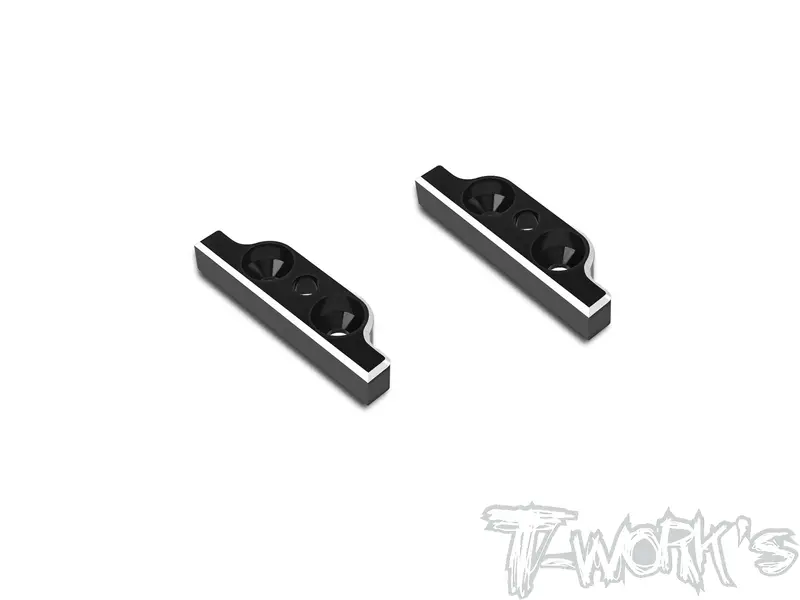 To-325-F  Alum. Battery Tray Spacer 2Pcs. (  For Team Associated Rc8 B4e ） 1