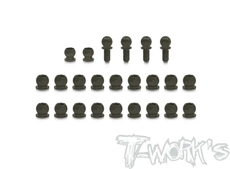 To-327	 7075-T6 Hard Coated Alum. Ball Set ( For Xray Nt1 2023 ) 24Pcs. 1
