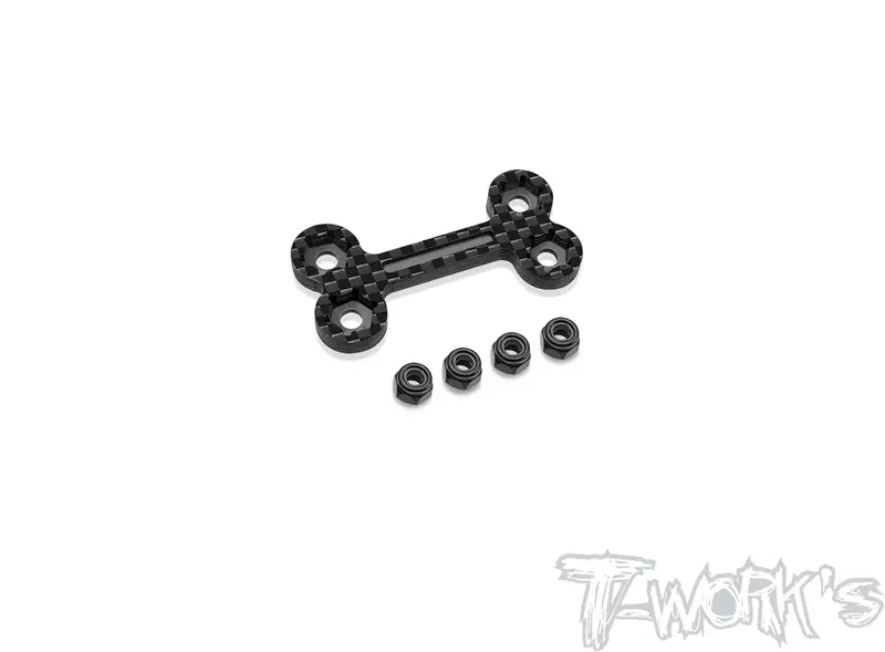 To-328-A  Graphite Wing Mount One Piece Adapter ( For Team Associated Rc8 B4 ) 1