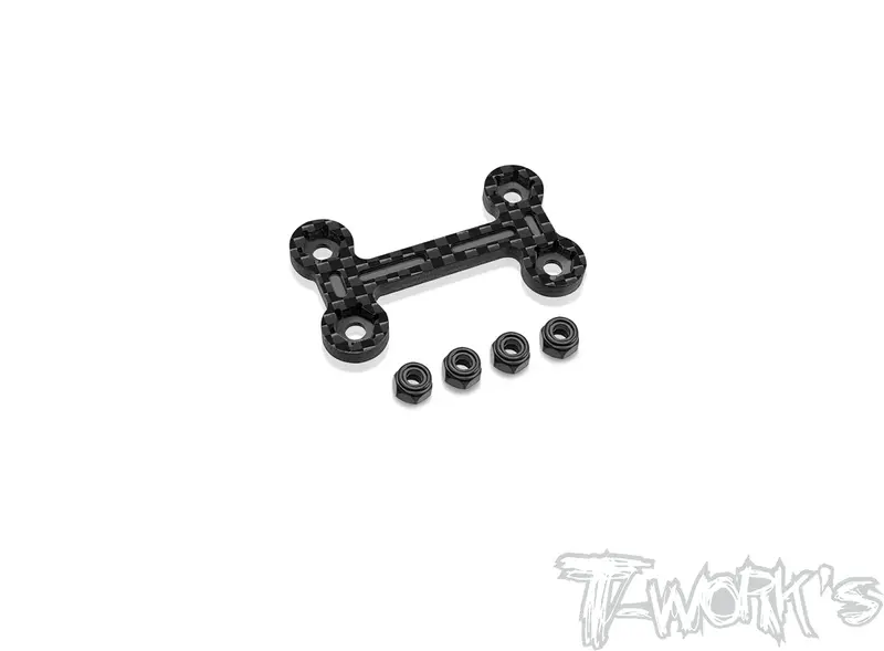 To-328-M  Graphite Wing Mount One Piece Adapter ( For Mugen Mbx8r/8/7R & Agama A319/A319e/Hong Nor X5b ) 1