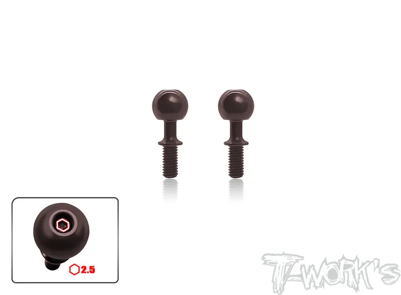 To-329-Mbx	 Spring Steel Pillow Ball ( For Mugen Mbx-7/7R/7Gt/Mbx8 Eco/Mbx8r ) 2Pcs. 1