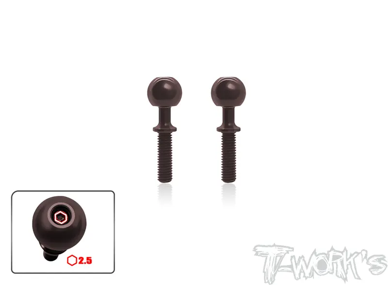 To-329-Rc8b3     Spring Steel Pillow Ball ( For Rc8 B4/B4e/B3/B3e/B3.2/T3.2/T3.2E ) 2Pcs. 1