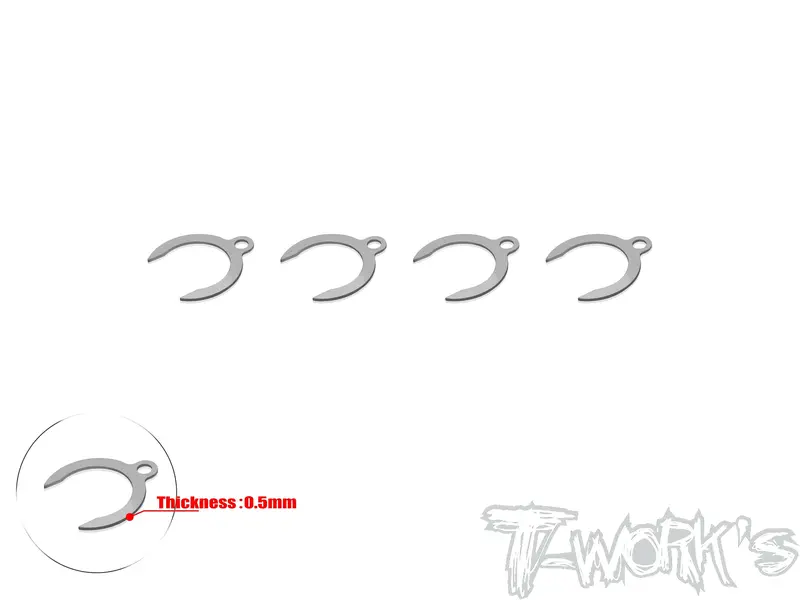 To-346-A	Stainless Steel Front Upper Arm Adjust Camber Spacer 0.5Mm/1Mm/2Mm ( 4Pcs. )(For Infinity Ifb8) 1