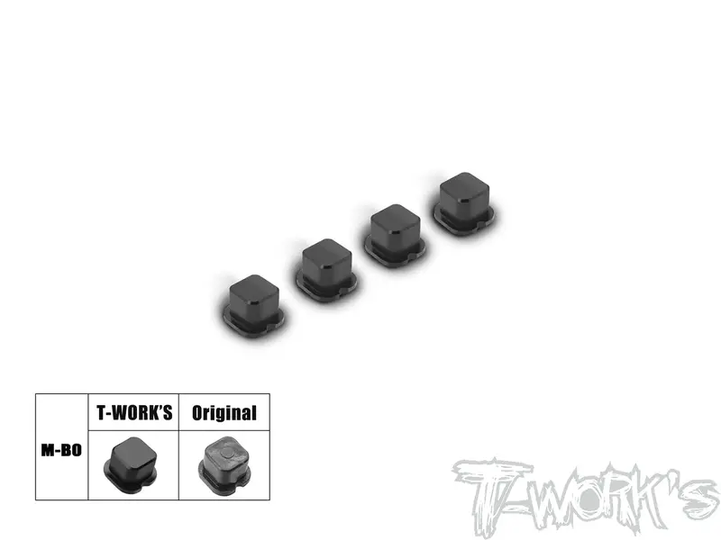 To-347-M-B   Cnc Machined Delrin Arm Mount Insert ( For Mugen Mbx8r C & D Mount ) Type A/B/C 4Pcs. E A/B/C 4Pcs. 1