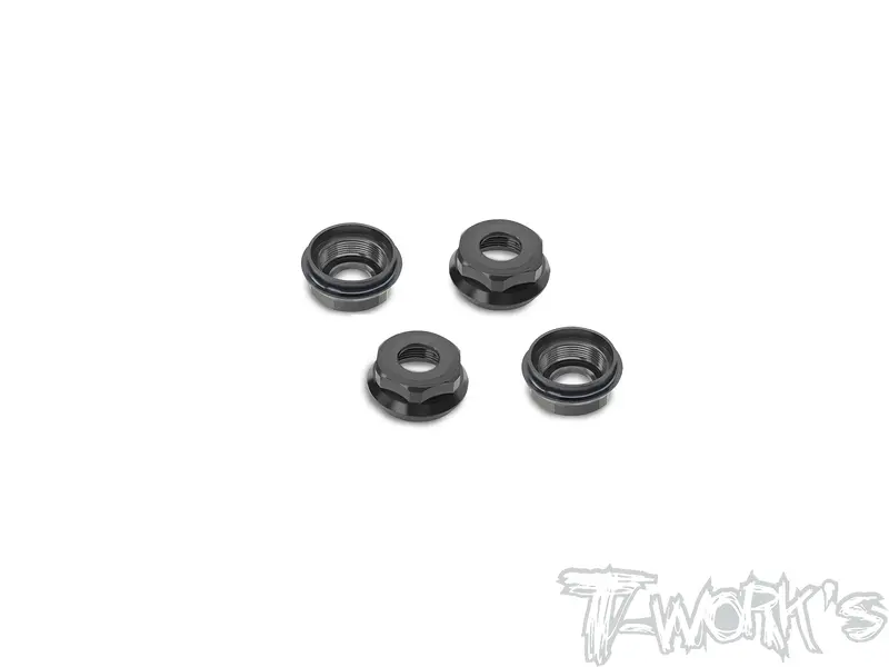 To-353-B    Aluminum Shock Body Seal Cap ( For Hong Nor X5b ) 4Pcs. 1