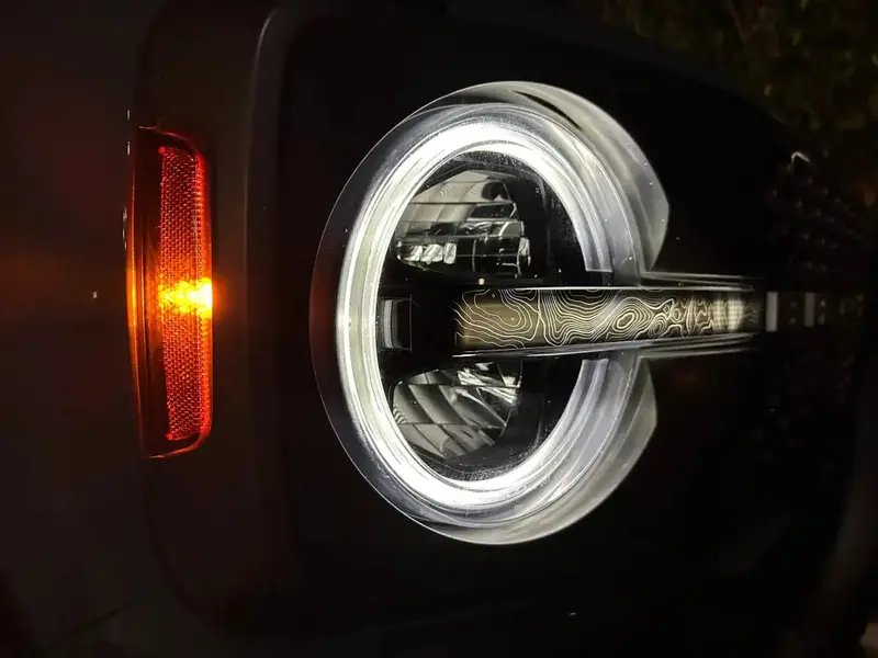 Topo Signature Drl Bar Overlays (Printed Series) For 2021+ Bronco (Signature Headlights) 1
