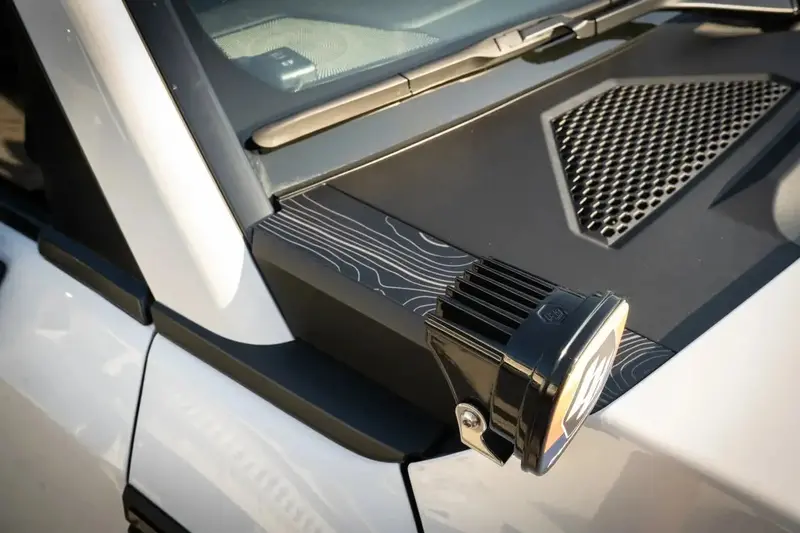 Topographic Outer Hood Trim Overlay (Top) For 2024+ Land Cruiser 1