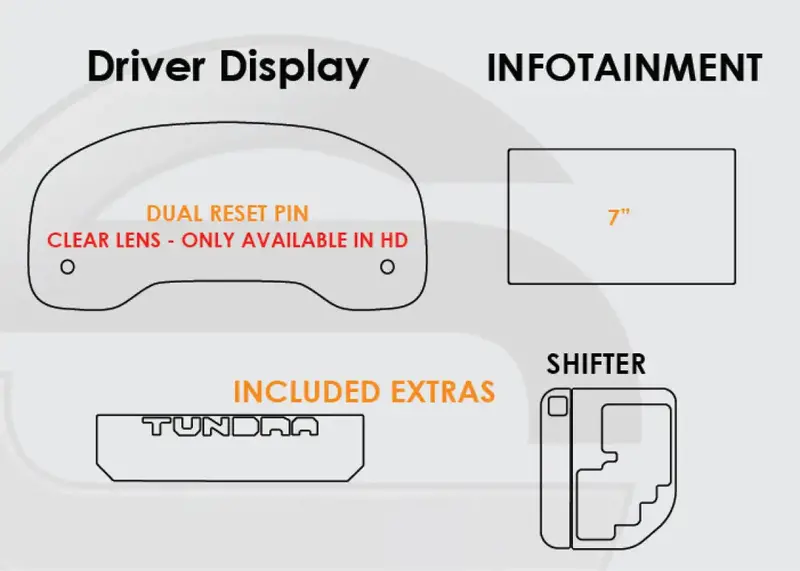 Toyota Tundra Screen Protection Kit